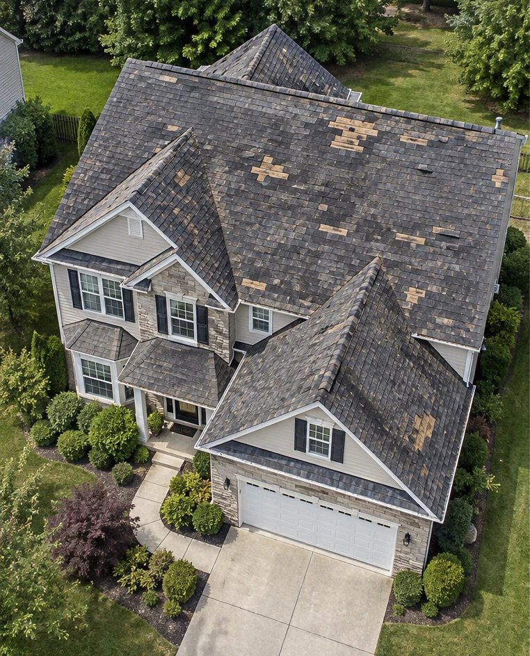 Before: Roof replacement after Hurricane Milton